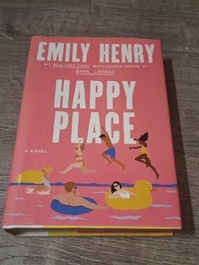 Emily Henry "Happy Place" Pink Hardcover Novel